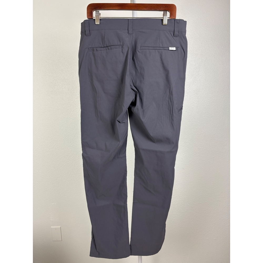Orvis Mens 34x32 Tech Pants Gray Water Repellent Stretch Hiking Outdoor Trousers - Picture 2 of 9